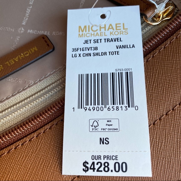 NWT Michael Kors Jet Set Chain Shoulder Tote - Picture 4 of 4